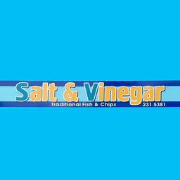 Salt And Vinegar Fish N Chips logo.